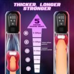 Automatic Suction Vibration Penis Enlargement Pump with Rose Shaped Inner Sleeve - Image 2