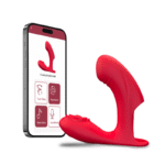 Rose Finger Vibrator Double Vibration Clitoral G Spot Stimulator APP Control