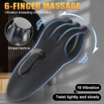 Realistic Finger Kneading Penis Massager Glans Trainer - Image 2