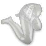PVC Inflatable Female Half-body Toroso Transparent Model