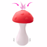 Mushroom Clitoral Sucking Stimulation Vibrator With Luminous Dust Cover