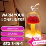Mushroom Clitoral Sucking Stimulation Vibrator With Luminous Dust Cover - Image 2
