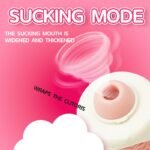 Peachy Bunny Ice Cream Cone Clitoral Suction Heating Vibrator - Image 2