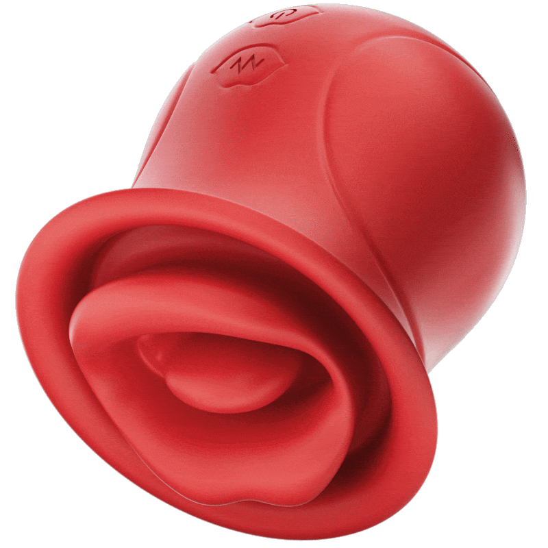 product_10065025925435_0 Rose Muncher - Licking Tongue Vibrator 10 French Kissing Modes - Image 1