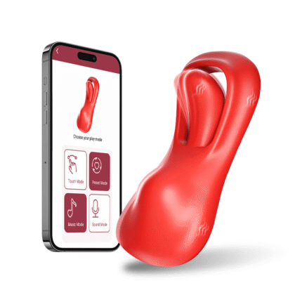 Tongue Wearable Clitoral Stimulation Vibrator with Remote & APP Control
