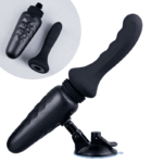 Dark Knight - 13.39In Powerful Vibrating Auto Thrusting Dildo Machine - Image 2