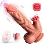 7.4‘’ Snake Warrior Thrusting Rotation Swinging Dildo Vibrator With Remote