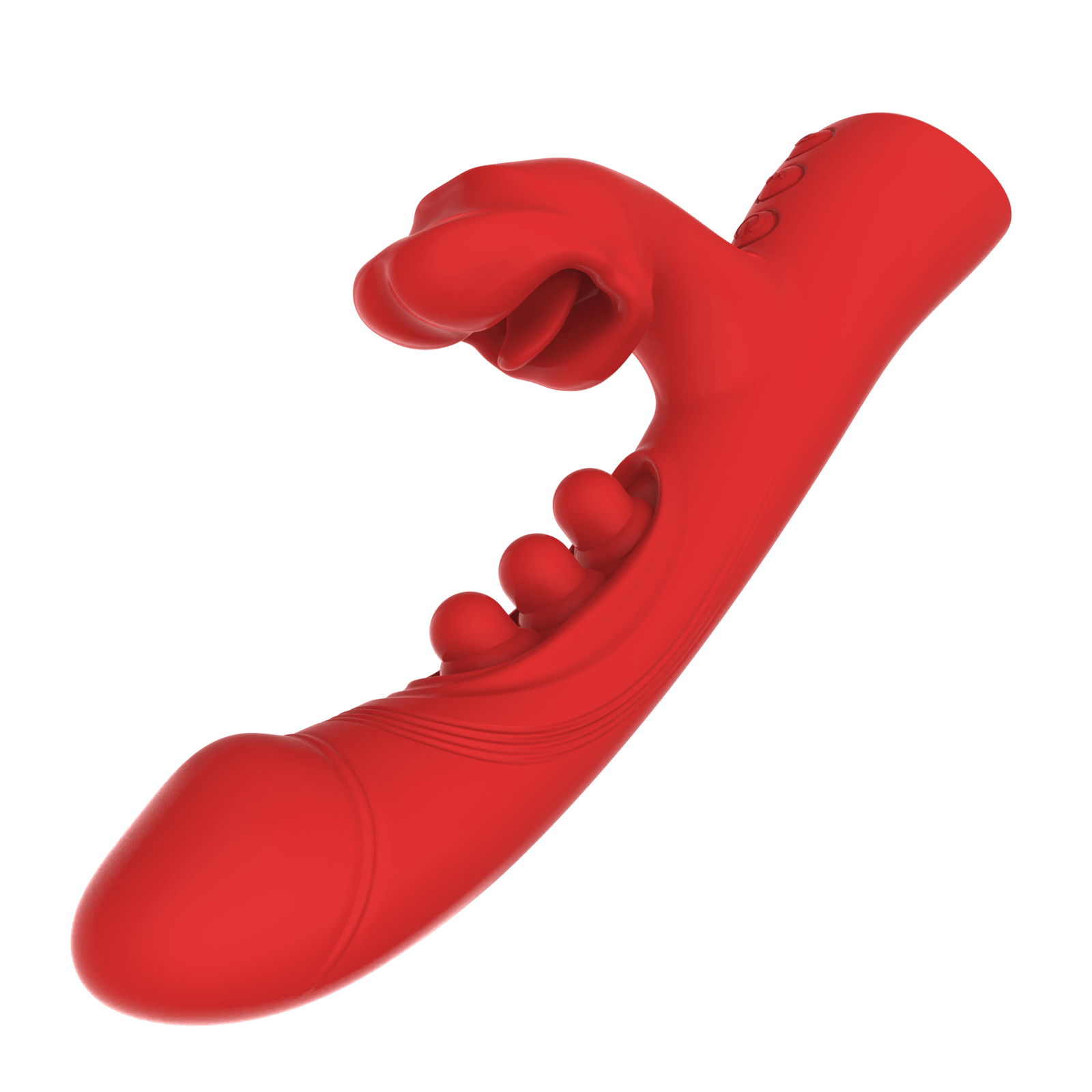 product_10079323095355_0 Red Note - Mouth Biting Tapping Rabbit Clitoral G-spot Vibrator - Image 1