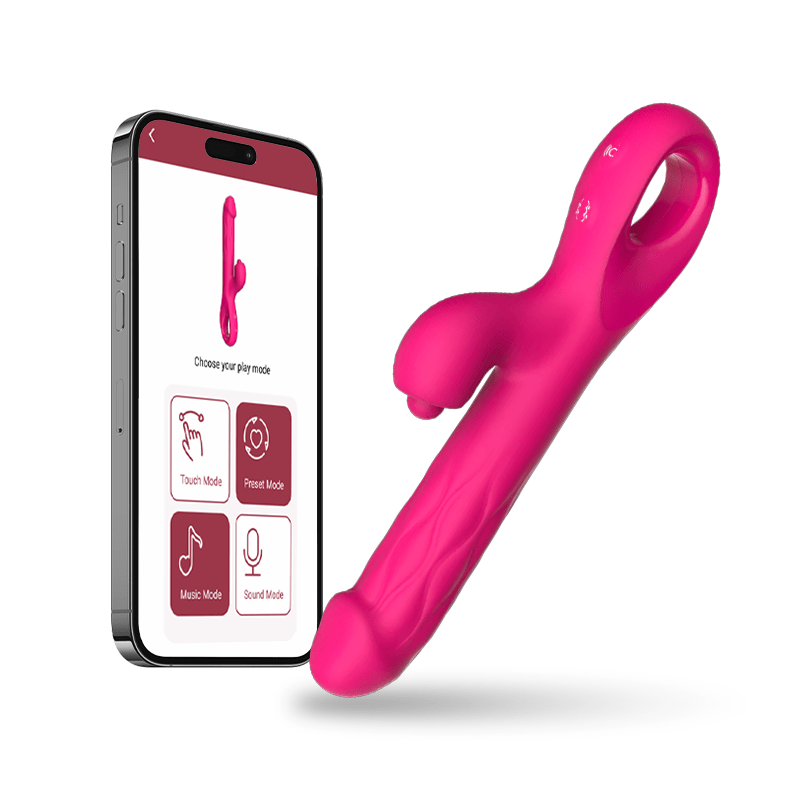 product_10085791138107_0 Jinny 4 In 1 Clitoris Tapping G-spot Expansion Vibrator App Control - Image 1