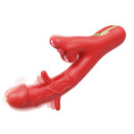KissLip 4 in 1 Mouth Biting Clit G Spot Flapping Vibrator
