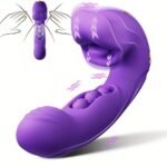 Rose Muncher Clitoris Biting Rolling Ball G Spot Vibrator
