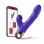 APP-Controlled 9 Pulsing Thrusting Rabbit G Spot Vibrator