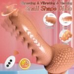 9.06‘’ Thrusting Monster Snail Dildo Vibrator with 3 Thrusting & 9 Vibrating Modes - Image 2