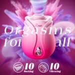 Rose Toy Nipple Clitoral Sucker Vibrators With APP Control - Image 2