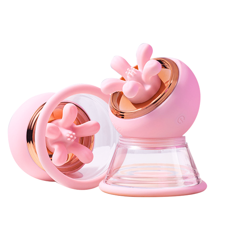 product_10158730215739_0 First Kiss 2 in 1 Kneading Nipple Clamps Breast Massager - Image 1