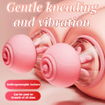 First Kiss 2 in 1 Kneading Nipple Clamps Breast Massager - Image 2