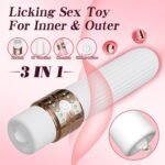 Lipstick Tongue Licking Clitoral G Spot Vibrator - Image 2