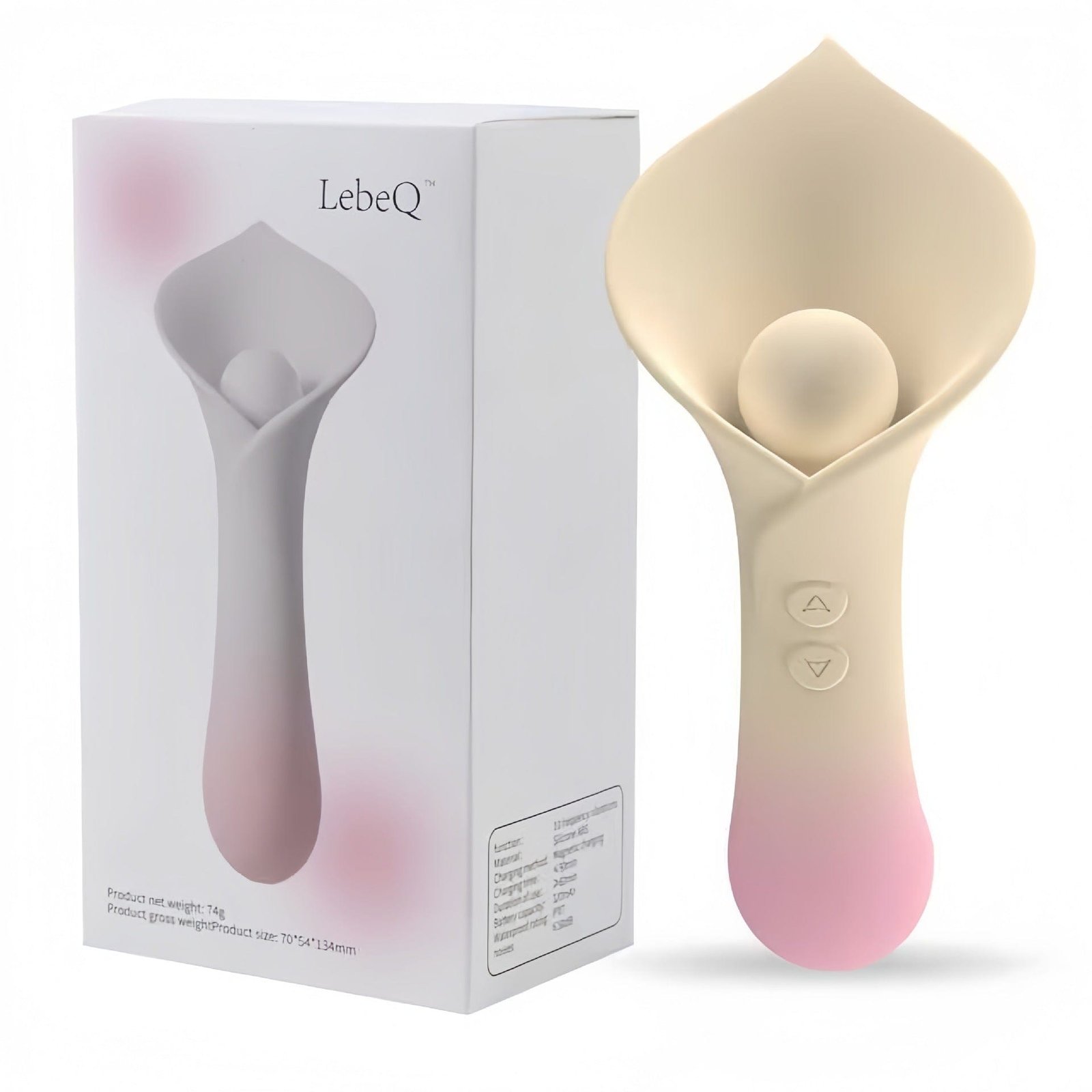 product_10181549818171_0 Calla Lily Tongue Licking Double - Headed Clitoral Vibrator - Image 1