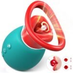 4 IN 1 Rose Sex Toy Adult Toys Licking Vibrater with 10 Mouth Kissing Vibrations - Image 2