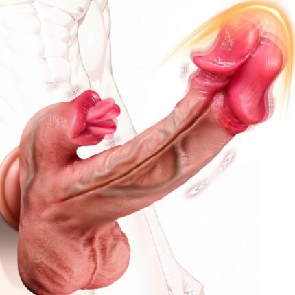 Realistic Thrusting Dildo Vibrator - Silicone Double Eaded Dildos Vibrators