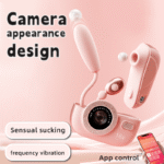 CCD Camera-shaped Split Clitoris Sucking & G-spot Vibrator - Image 2