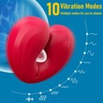 Heart-shaped Vibrating Nipple Clamps - Image 2