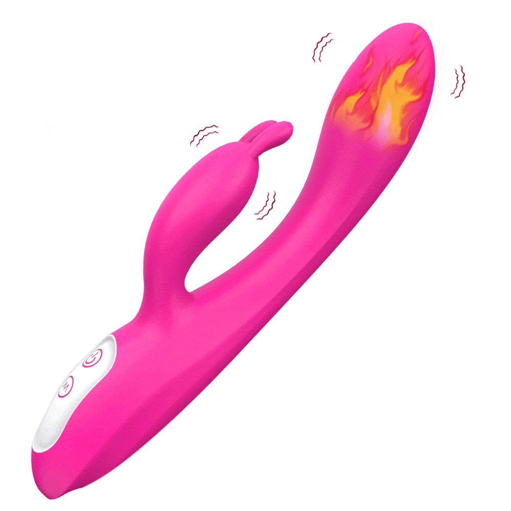 product_8722400739643_0 Lurevibe - Female Masturbation Device Rabbit Heated Vibrator Waterproof - Image 1