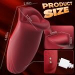Rose Muncher 10 Biting & 10 Vibrating Modes Stimulate Nipple Clitoral Women Vibrator - Image 2