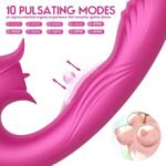Lurevibe - Devil Flower Sex Toys Sucking Dildo Vibrator For Women - Image 2