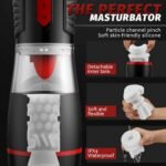 Lurevibe - 4 Sucking Modes Penis Cup 7 Tongue Licking Male Masturbator Cup - Image 2