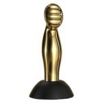 Lurevibe - Wireless Remote Control Light Luxury Gilded Prostate Massager Masturbation Stick Anal Plug