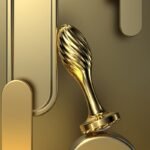 Lurevibe - Pearl Gold Thread Anal Plug Anal Expansion - Image 2