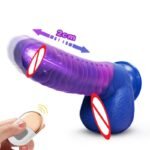 6.3‘’ Lurevibe - Telescopic Dildo Silicone Realistic Big Fake Penis Dildo Vibrator - Image 2