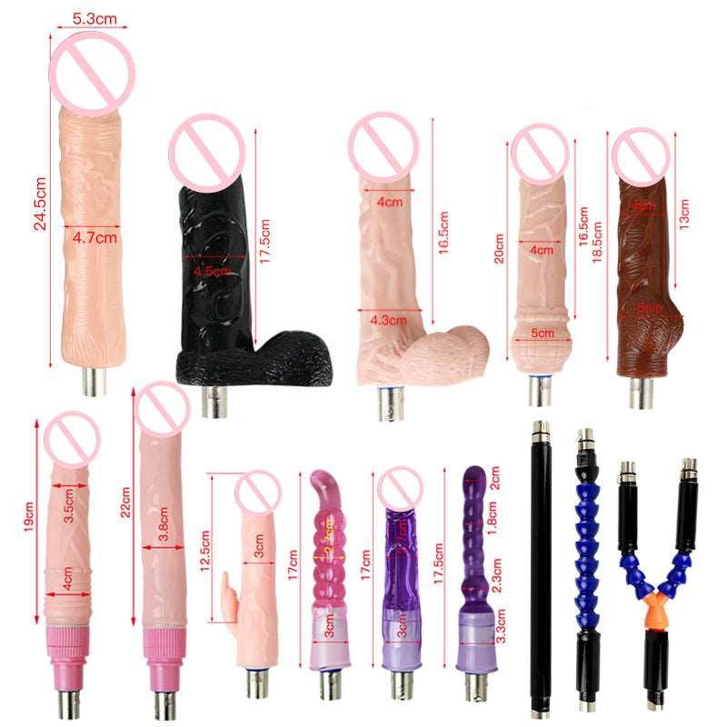 product_8771286794555_0 Lurevibe - Automatic Gun Machine Penis Accessories Female Masturbator Extension Rod - Image 1