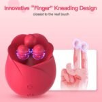 Lurevibe - S475 Three Pistils Tongue Kneading And Vibrating Rose Toy - Image 2