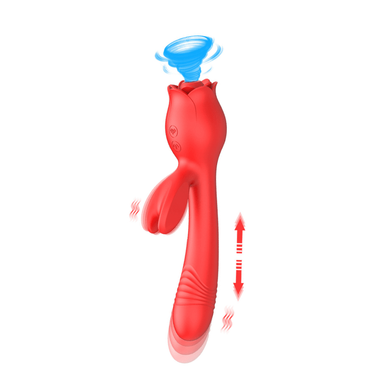 product_8771555787067_0 Lurevibe - Rose Vibrator G Spot Clitoral Stimulator - Image 1