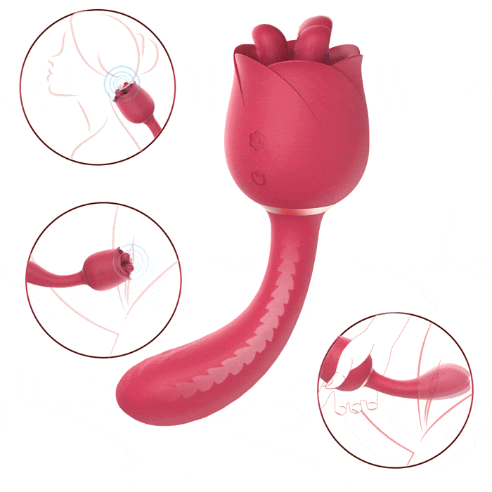 product_8771581935931_0 Lurevibe - Rose Massage Vibrators For Women - Image 1