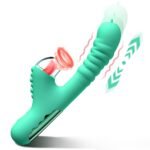 Lurevibe - Small Dinosaur Vibrator Telescopic Tongue Sucking Clit Stimulation Vibrator