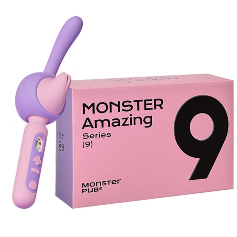 product_8848257515835_0 Lurevibe - Monster Av Vibrating Stick 3 In 1 Stick Head Heating G- Spot Stimulator App Remote Control - Image 1