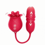 Lurevibe - Rose Romeo Dual Tongue Rose Adult Toys Vibrators 10 Licking Thrust