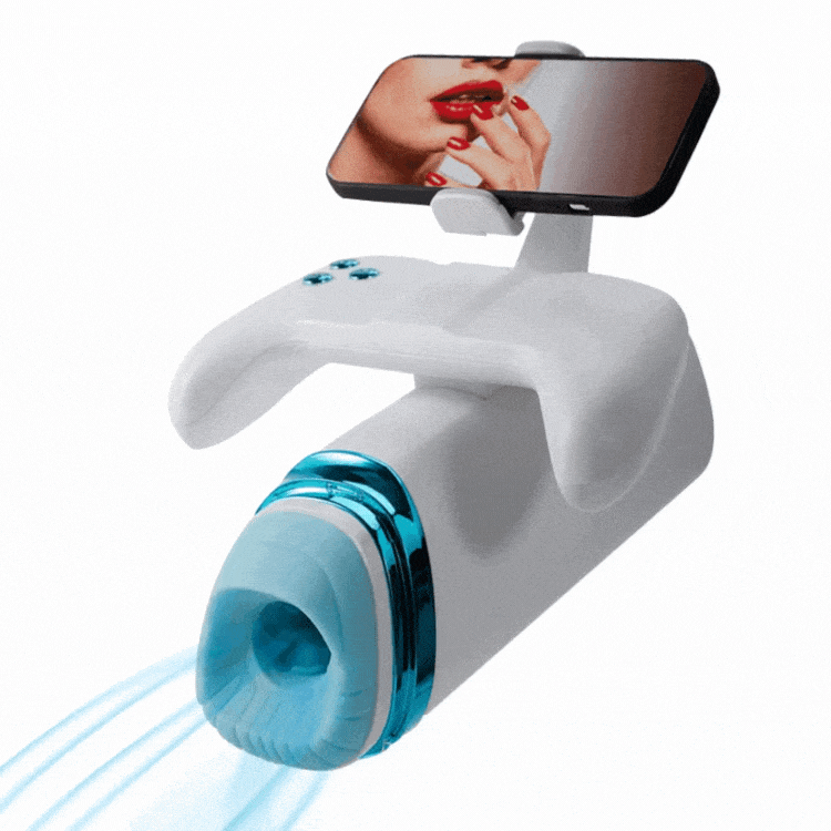 product_8864505823547_0 Game Cup M100 Heating Thrusting Vibrating Penis Stroker With Handles And Phone Holder - Image 1