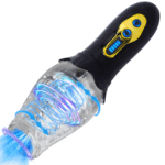Lurevibe - Male Rose Penis Trainer Rotating Vibrating Deepthroat Masturbator