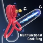 Rose Cock Ring Vibrator & Clit Stimulator - Image 2