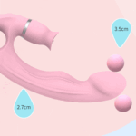 Lurevibe - Tongue Licking G Spot Stimulating Dildo Vibrator - Image 2