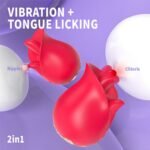 Lurevibe - Roman 9 Frequency Tongue-licking Rose Toy - Image 2