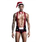 Lurevibe - Christmas Mens Sexy Lingerie One-piece Christmas Costume For Male