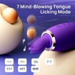 Lurevibe - Sucking Licking Vibrating Tongue Oral Clitoral G spot Vibrator - Image 2