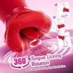 Lurevibe - 4IN1 Mouth Sucking Vibrator Rose Sex Toy - Image 2