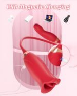 Lurevibe -Rose Muncher Powerful Sucking Vibrator Dildo Womens Tongue Licking - Image 2