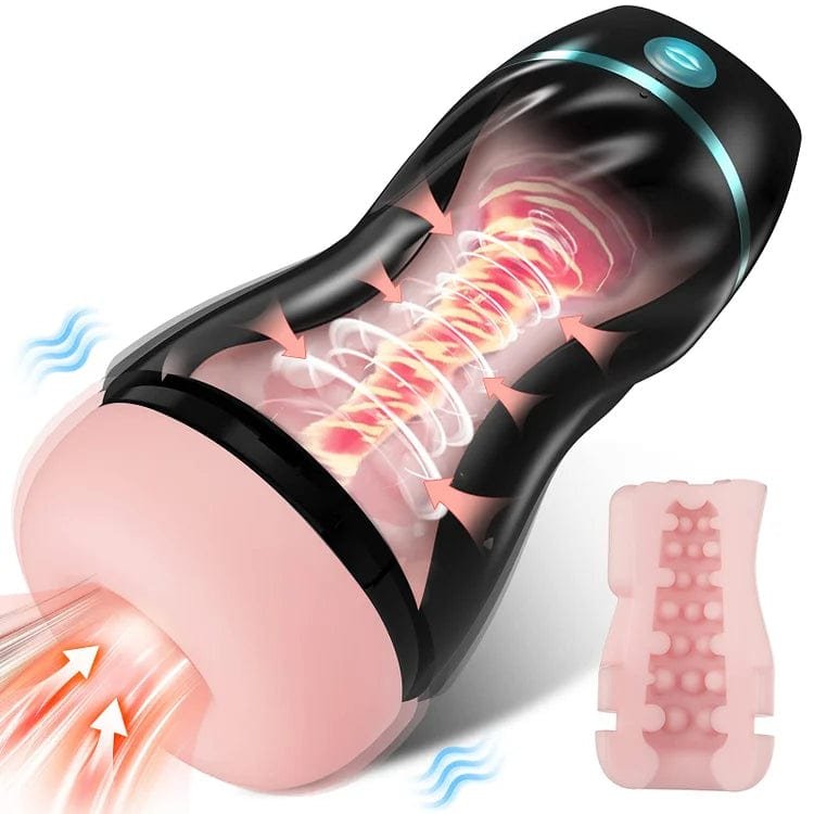 product_9102861861179_0 Lurevibe Automatic Sucking Male Masturbators Upgraded 7 Vibration & Suction - Image 1